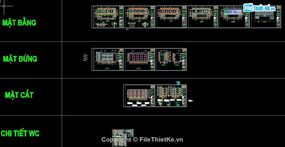 bản vẽ trường học 4 tầng,File cad trường học 4 tầng,Bản vẽ cad trường học 4 tầng,Mẫu bản vẽ trường học 4 tầng